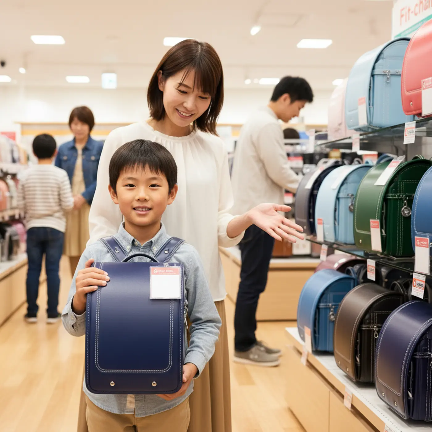 セイバンとフィットちゃんの公式アウトレットセールで購入できる型落ちランドセル。6年保証付きで品質も安心なため、2つの人気ブランドを比較検討している親子。