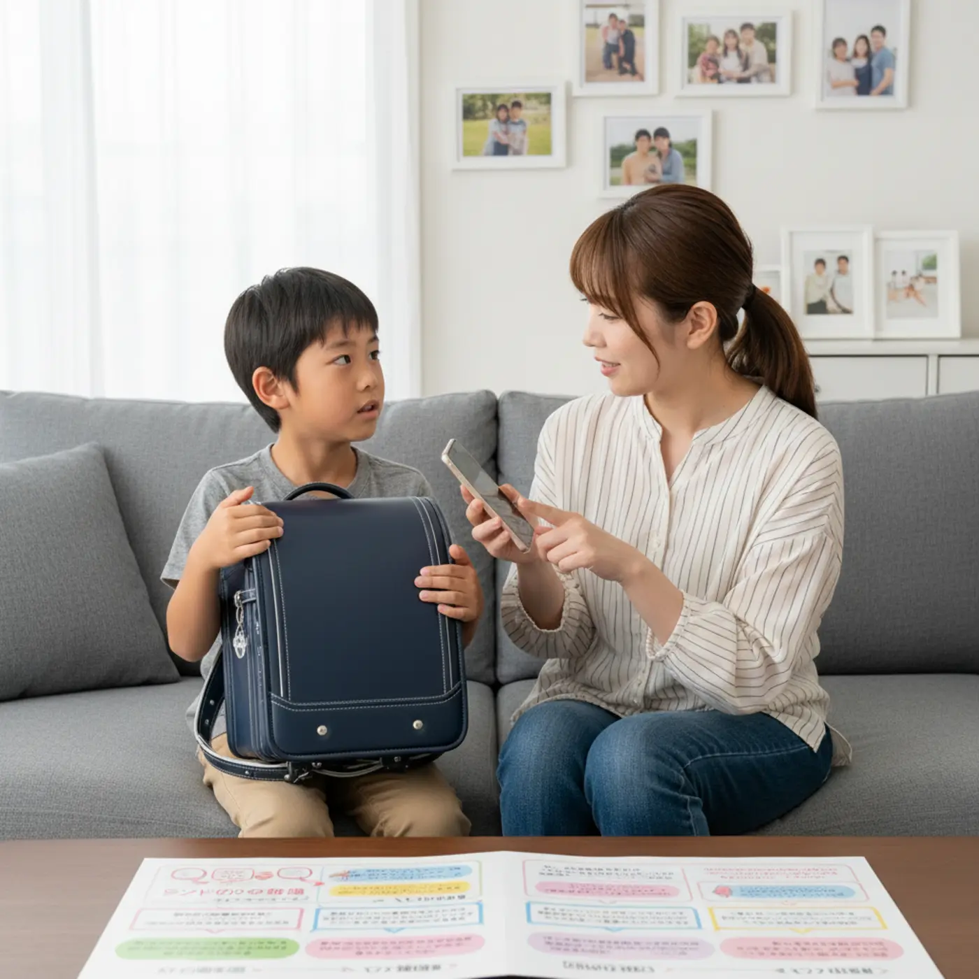 なぜランドセルは高いのか？という疑問を持つ親子。この記事ではランドセルの値段相場、購入時期、素材の違いなど、よくある質問にQ&A形式で分かりやすく解説しています。